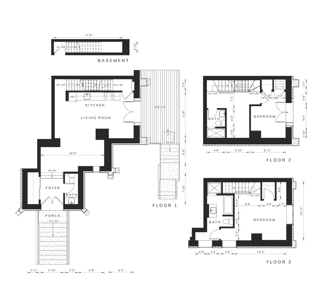 Heritage Towns at Hallam floor plan for suite 101