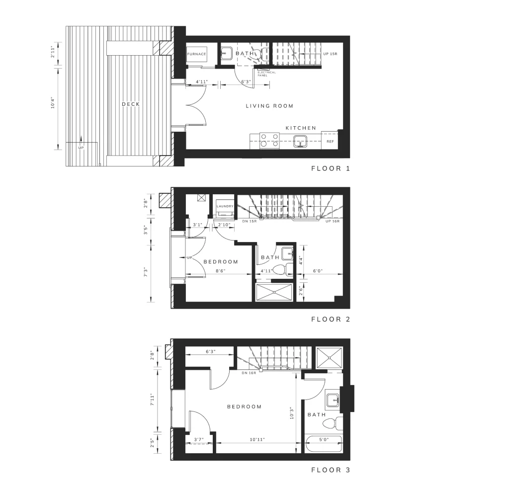 Heritage Towns at Hallam floor plan for suite 103