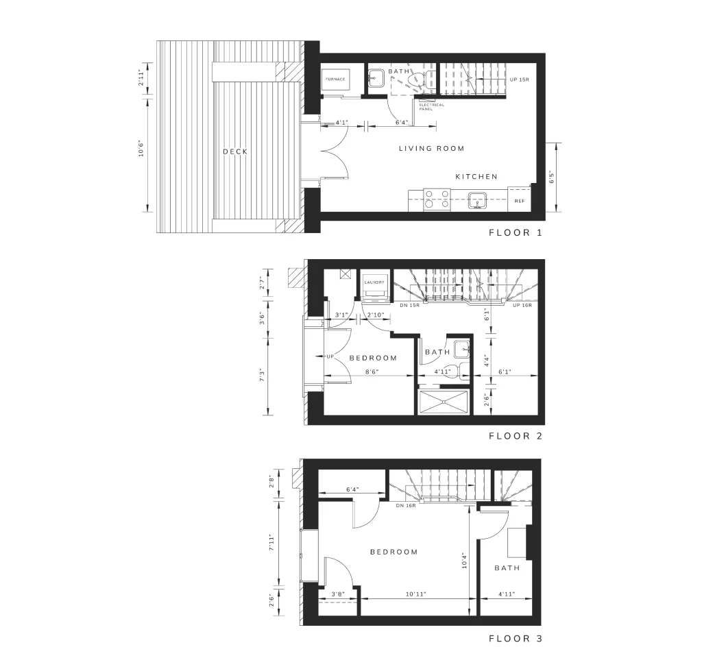 Heritage Towns at Hallam floor plan for suite 104