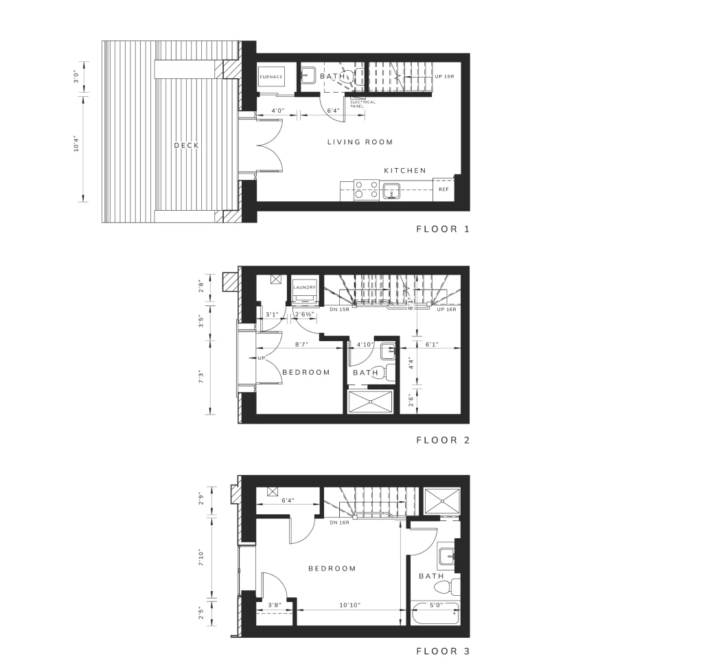 Heritage Towns at Hallam floor plan for suite 105