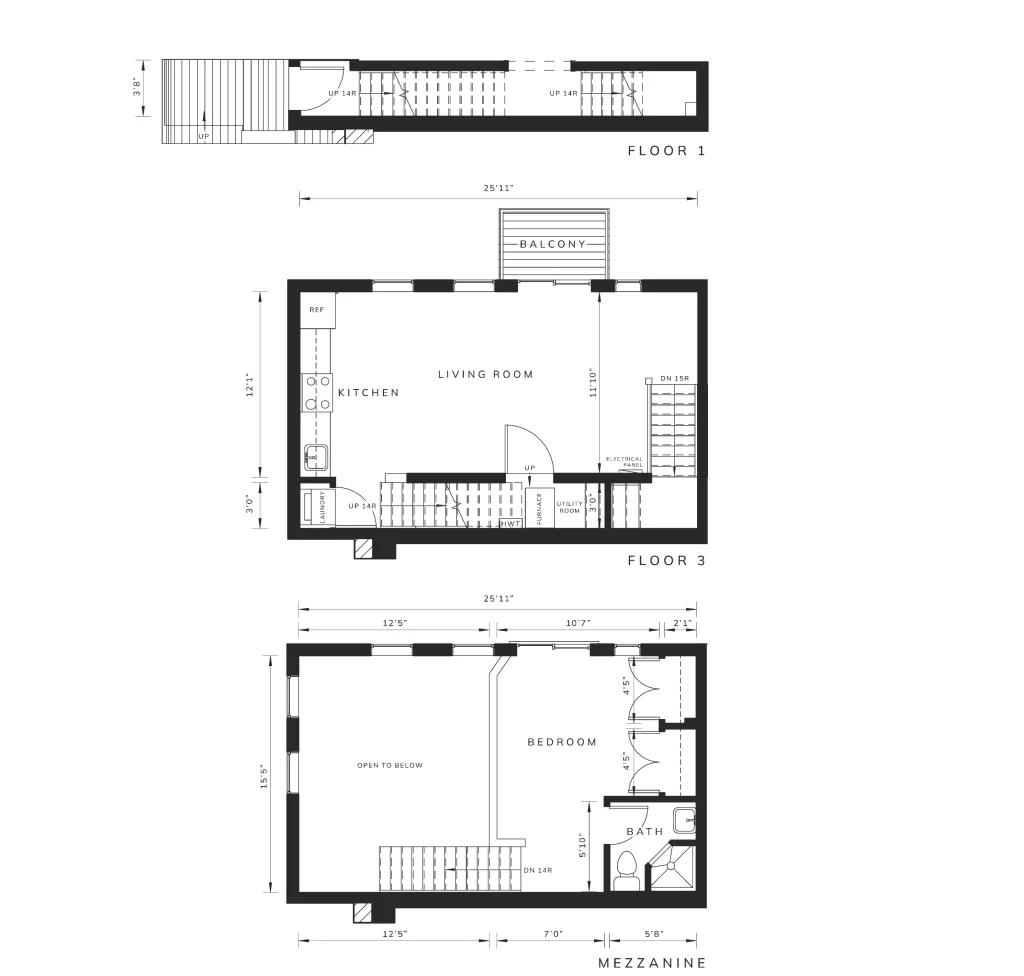 Heritage Towns at Hallam floor plan for suite 107