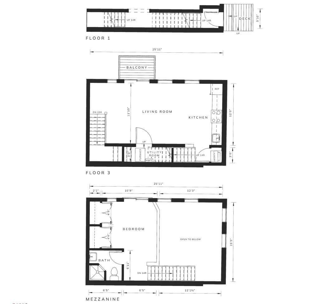 Heritage Towns at Hallam floor plan for suite 110