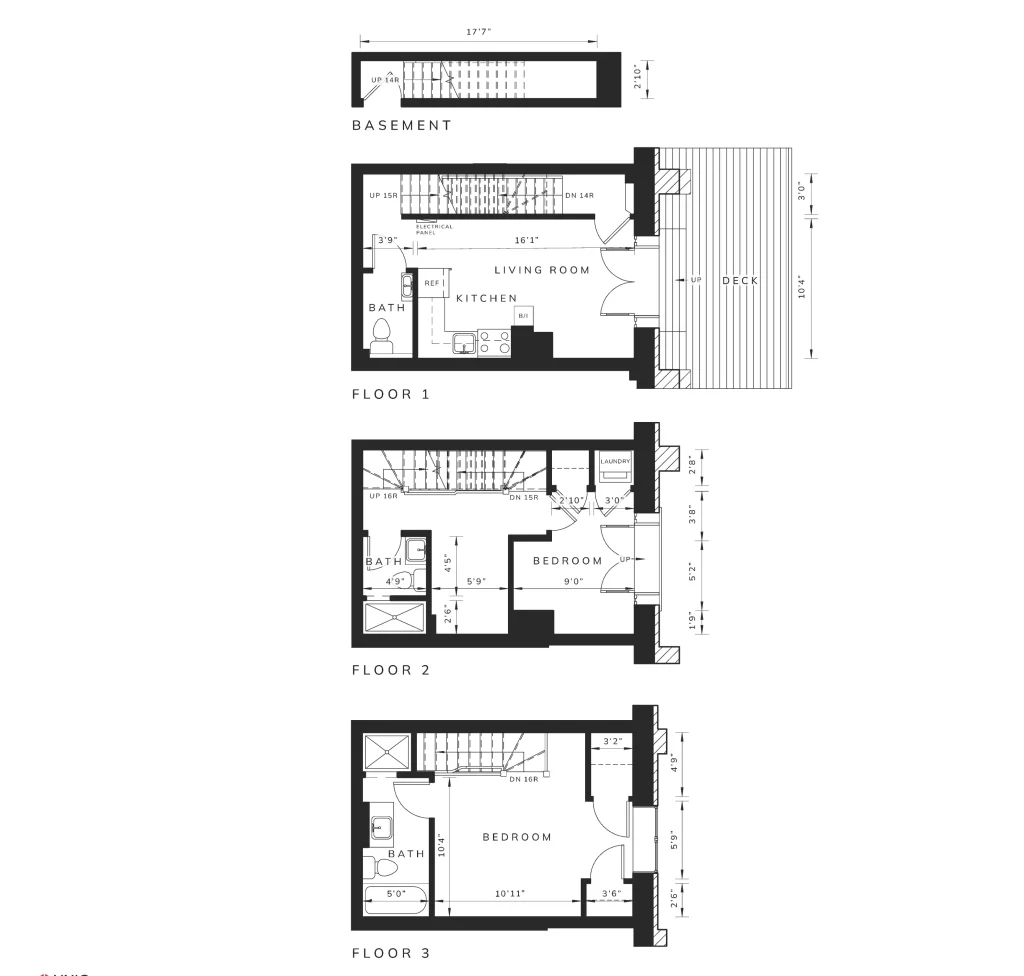 Heritage Towns at Hallam floor plan for suite 111