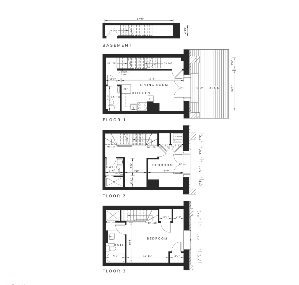 Heritage Towns at Hallam floor plan for suite 112