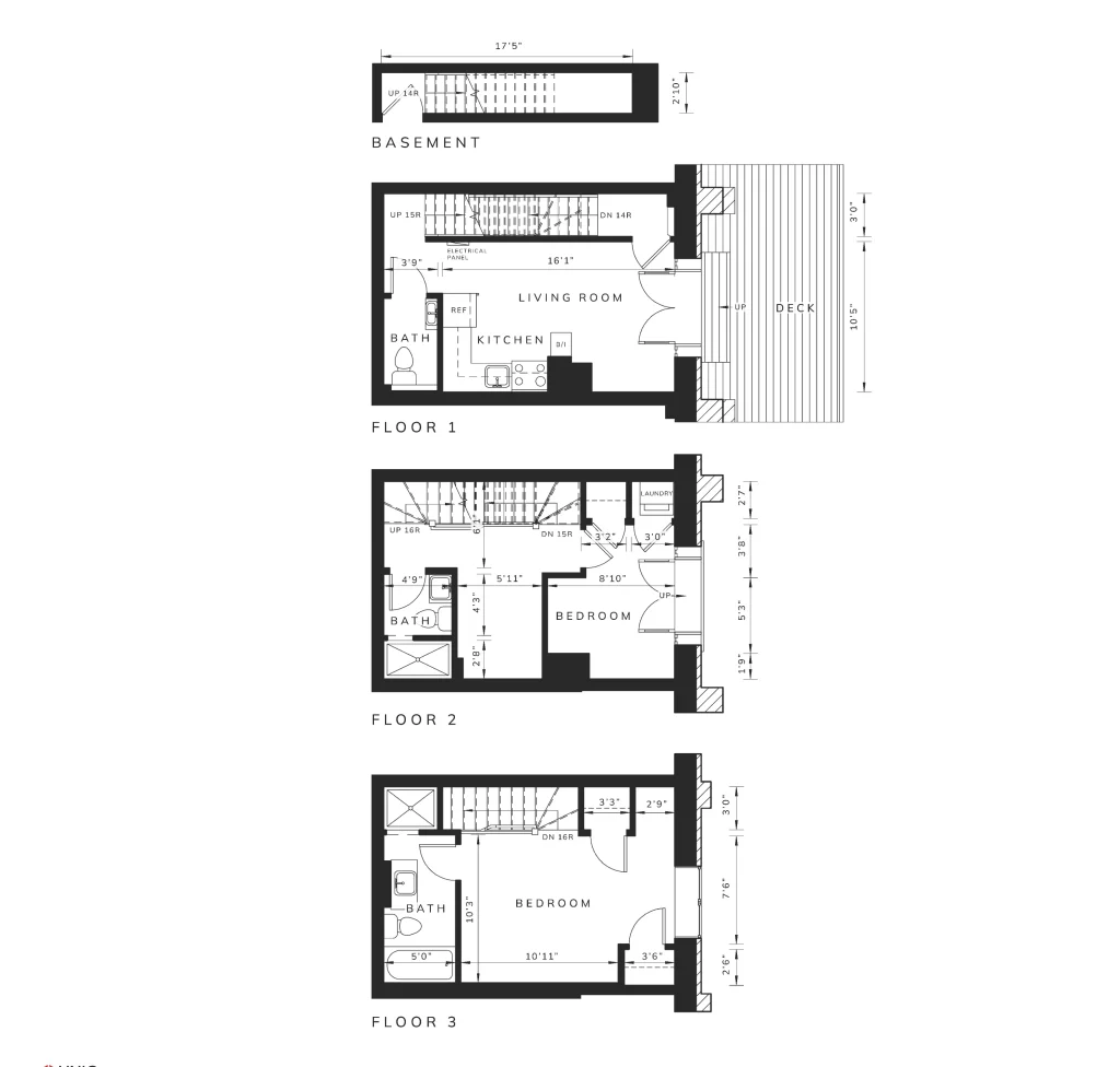 Heritage Towns at Hallam floor plan for suite 113