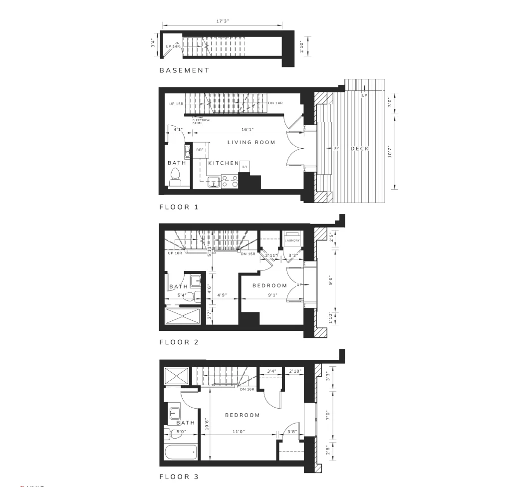 Heritage Towns at Hallam floor plan for suite 114